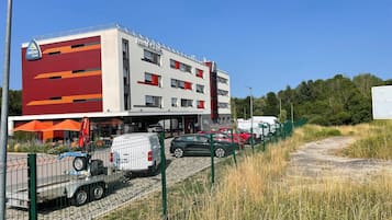 Voorkant van accommodatie