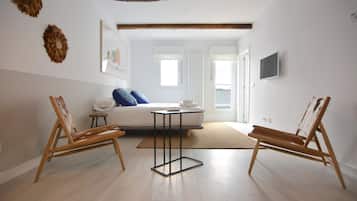 Individually decorated, individually furnished, iron/ironing board