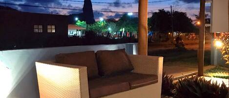 Front of property - evening/night