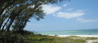  Pas besoin de voiture! Prenez votre costume et allez à la plage, à 200 pieds à pied de la plage ou de la tarte