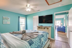 1 habitación, tabla de planchar con plancha, internet y ropa de cama 