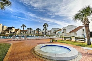 Et oppvarmet basseng