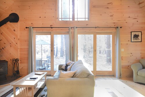 Family Friendly Rustic Newly Renovated Cabin Abutting The White Lake State Park.