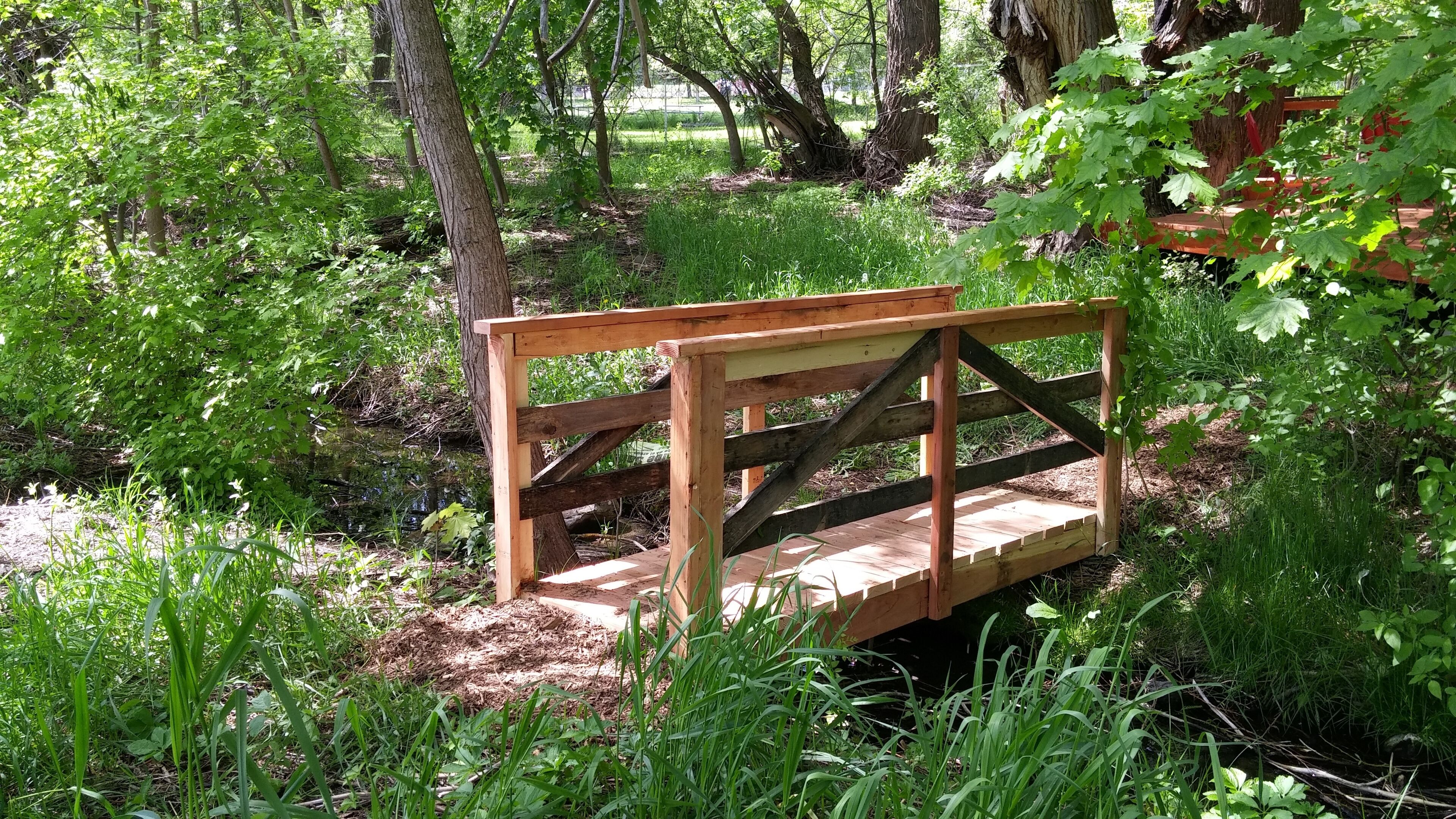 Wooded Lot in Mendon with stream and bridges