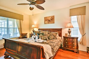 6 slaapkamers, een strijkplank/strijkijzer, internet, beddengoed