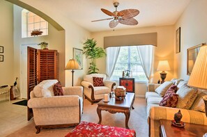 Een televisie, een videogameconsole, een dvd-speler en boeken