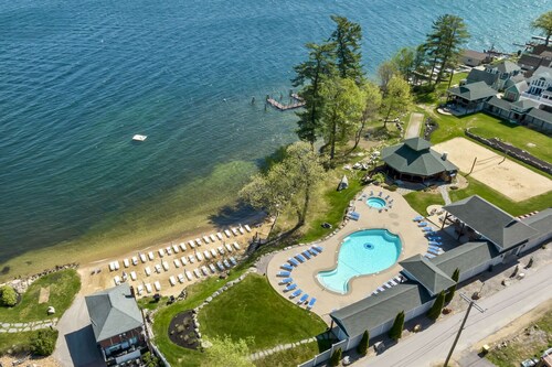 HNH: n # 1 -järvi. Winnipesaukee-järvi !!! Ranta, poreallas / uima-allas, lentopallo, ranta 🍻