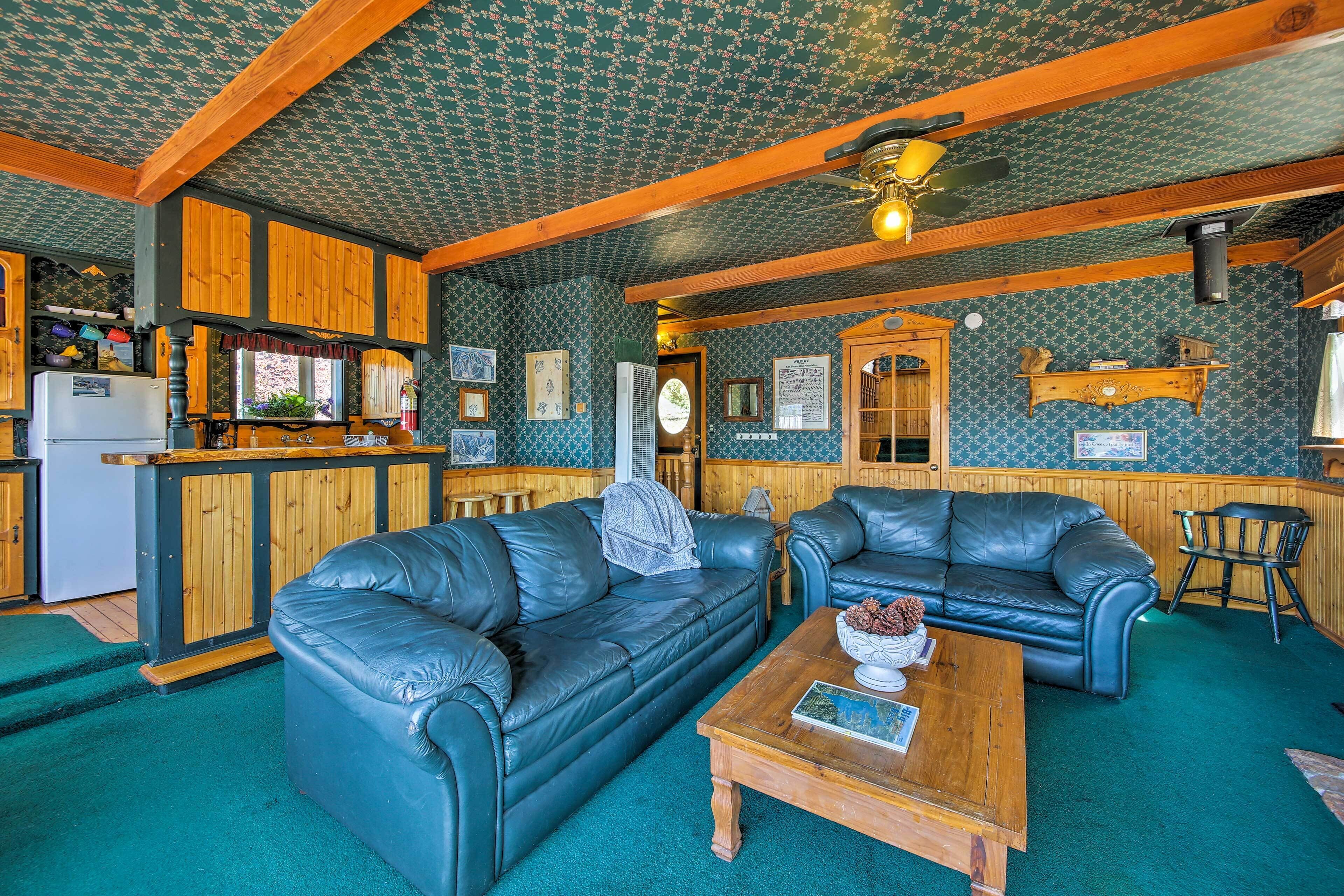 Cabin w/Deck & Views Steps from Big Bear Lake