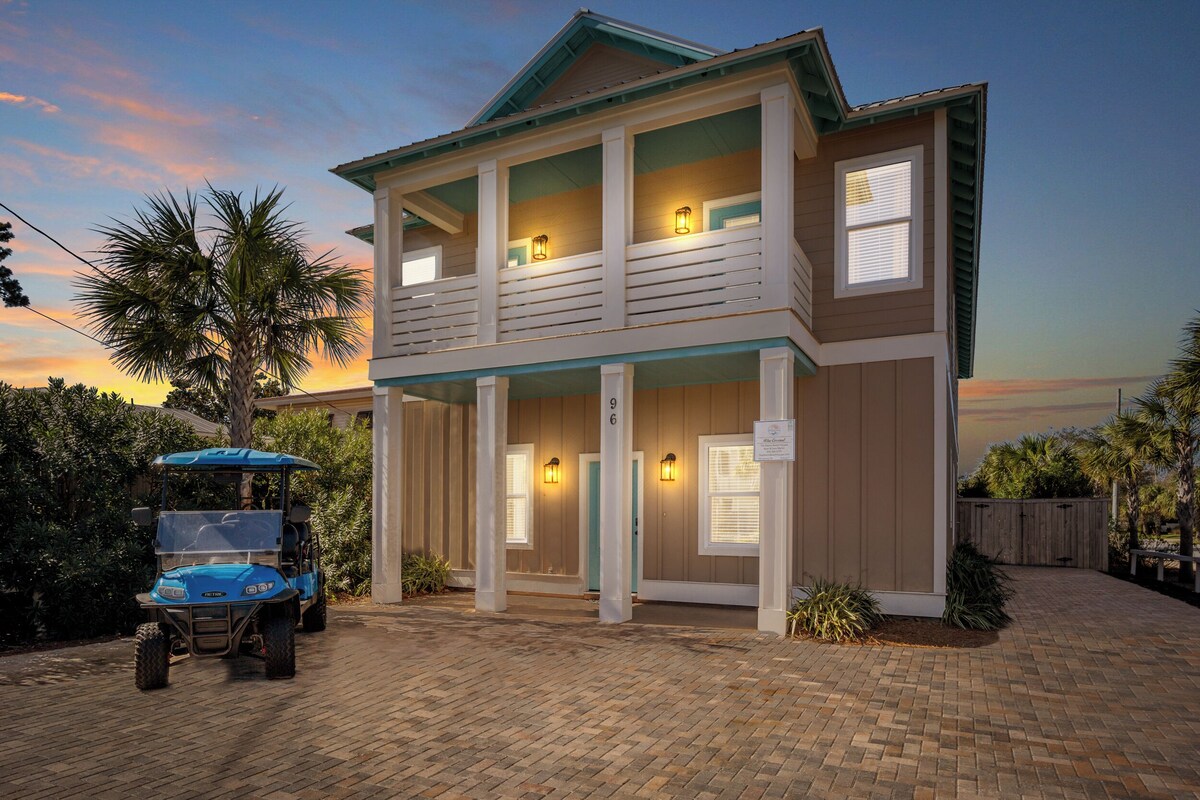 Photo 5 of Blue Coconut: Private Pool, 6-Seater Golf Cart, Steps to Beach