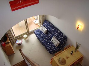 TV, stereo - Waterfront duplex on the superb CAVALIERE beach (Plage de Cavaliere)