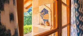 Can Bajoca 1, surrounded by majestic mountains