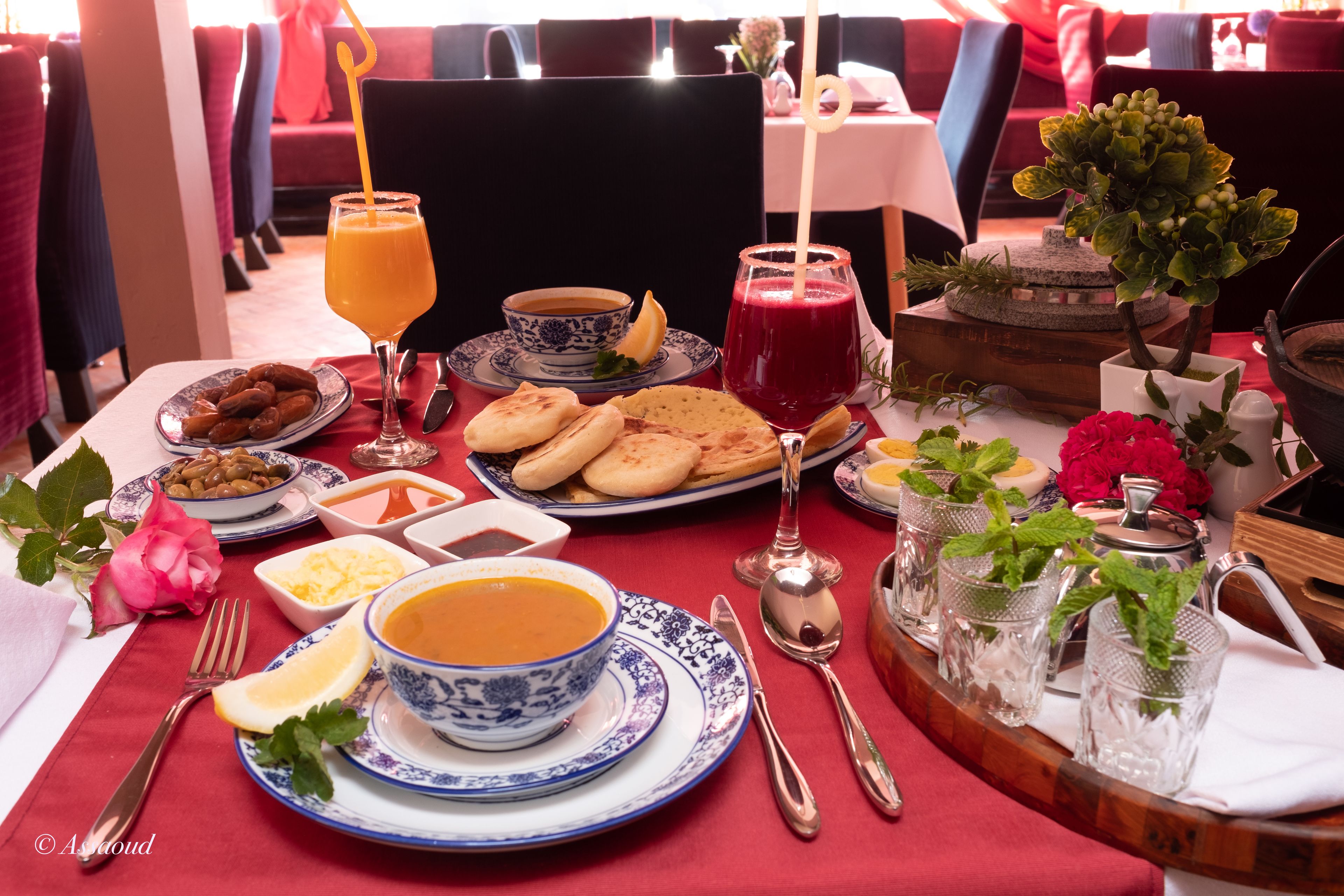 朝食ビュッフェ