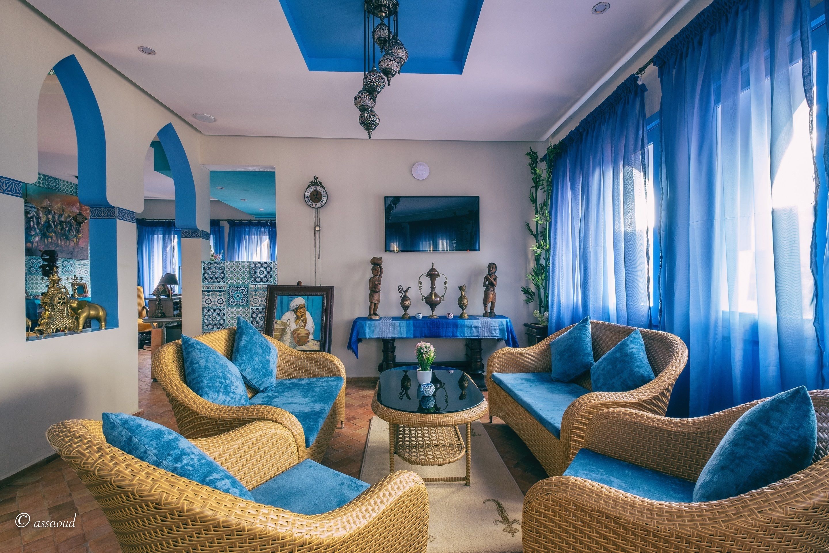 Sala de estar en el lobby