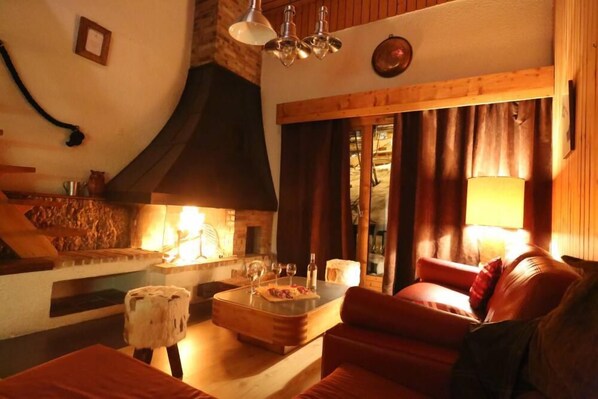 TV, fireplace, DVD player