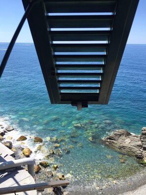 View from property - La Bloo - Mini appatta with sea view - Wi-fi & A / C (Vernazza)