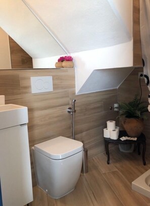 Shower, hair dryer, towels, soap - La Bloo - Mini appatta with sea view - Wi-fi & A / C (Vernazza)