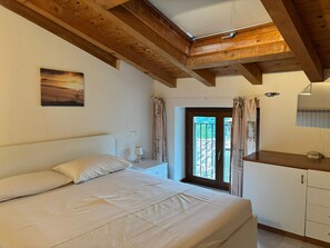 1 makuuhuone, vuodevaatteet