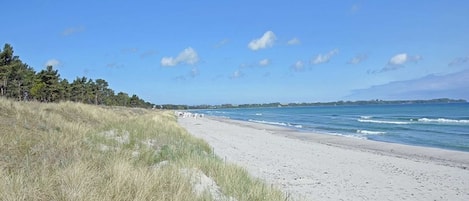 Vlak bij het strand