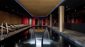 2 indoor pools, sun loungers