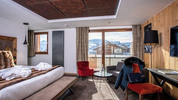 Ropa de cama de alta calidad y minibar