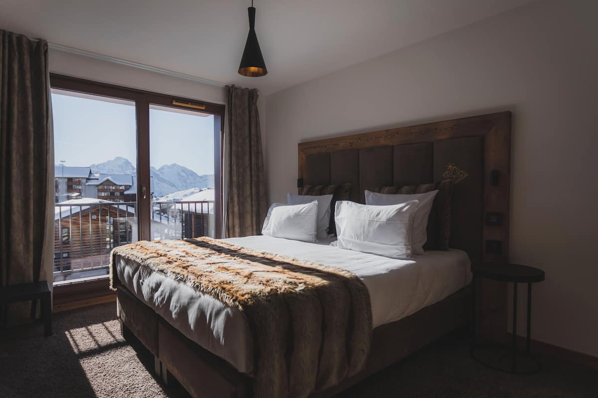 高級寢具、迷你吧、客房內保險箱、獨特裝潢