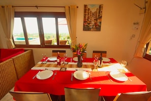 4-Bedroom Villa with Private Pool | In-room dining