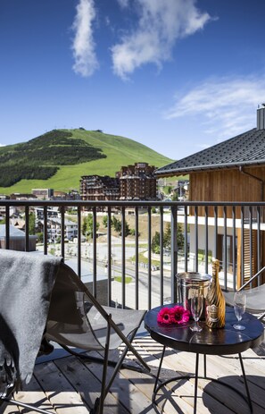 아파트, 침실 2개 (3P) | 고급 침구, 객실 내 금고, 암막 커튼, 무료 WiFi