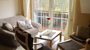Premium Apartment, Multiple Beds, Balcony | Living area - Friesenhof FeWo 11 (Friedrichskoog)