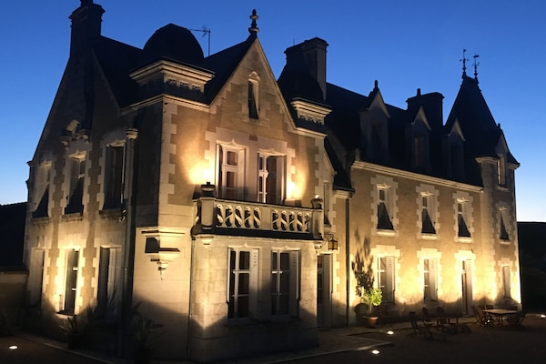 Front of property – evening/night