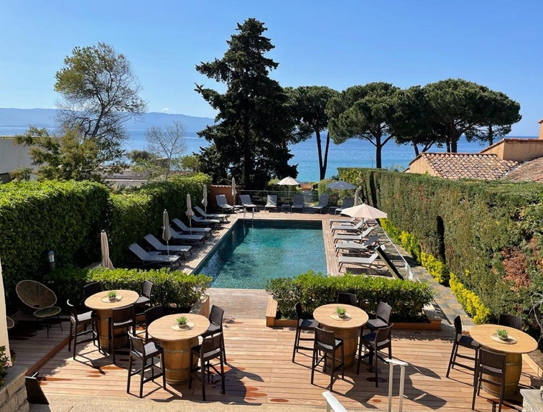 Seasonal outdoor pool