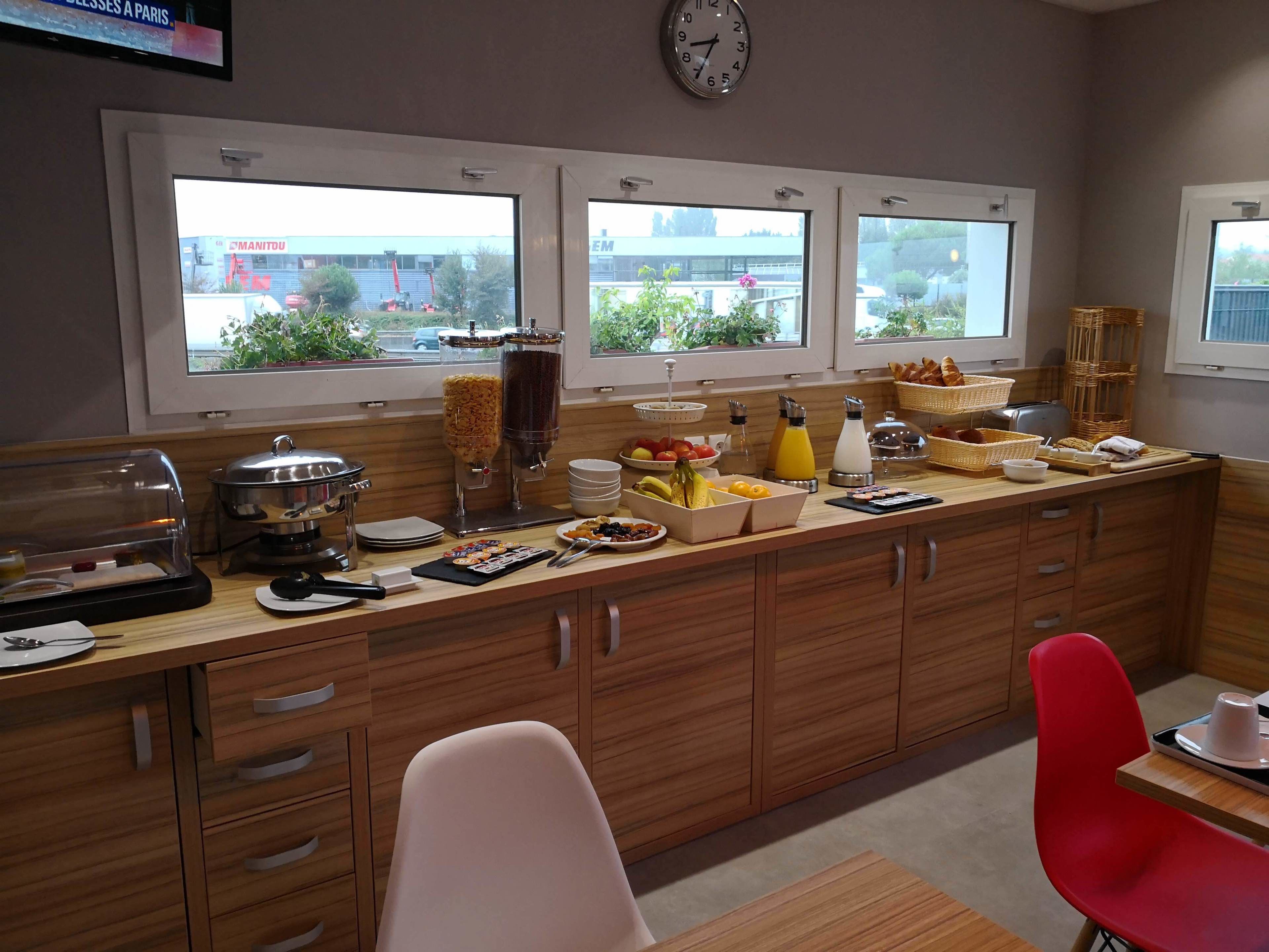 daily buffet breakfast (eur 9.90 per person)