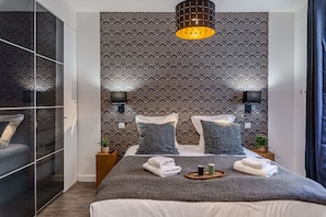 2 chambres, Wi-Fi gratuit, draps fournis
