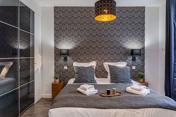 2 chambres, Wi-Fi gratuit, draps fournis