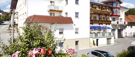 Fassade der Unterkunft