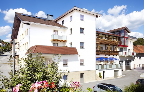 Fassade der Unterkunft