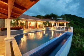Outdoor pool, an infinity pool - Luxury Oceanview Villa with Private Chef, Infinity Pool, & Staff (Puerto Carrillo)