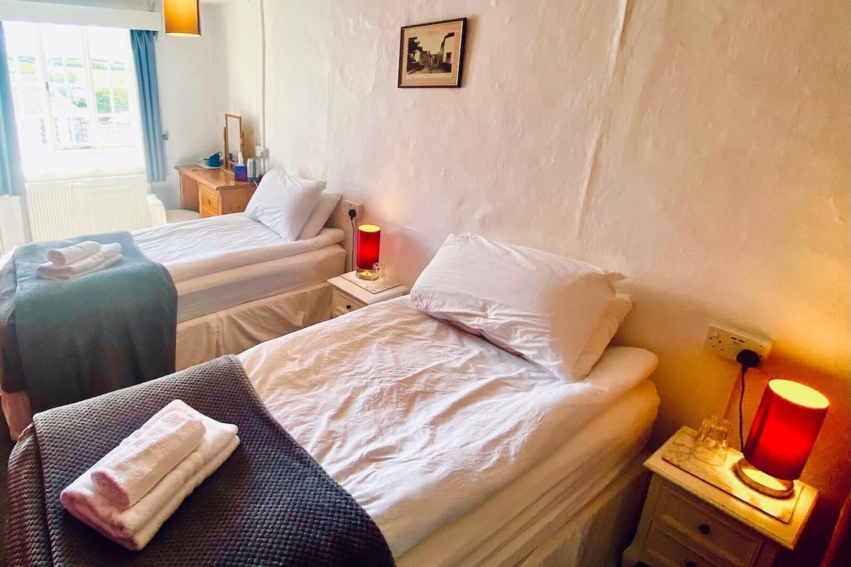 Double or Twin Room (Room 4) | Egyptian cotton sheets, premium bedding, iron/ironing board, free WiFi