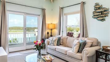 Smart TV, DVD player, books, video library