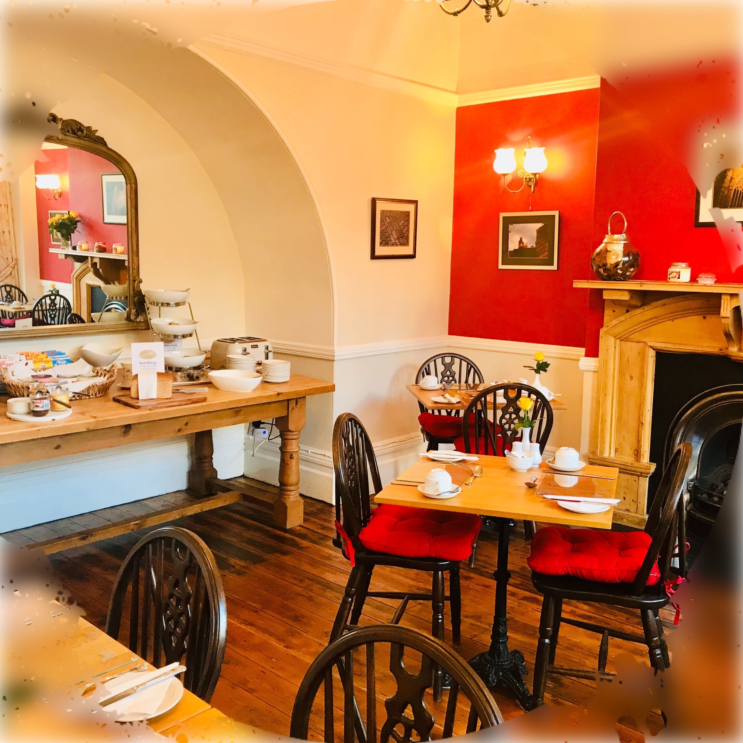 Gratis komplett frukost varje dag 