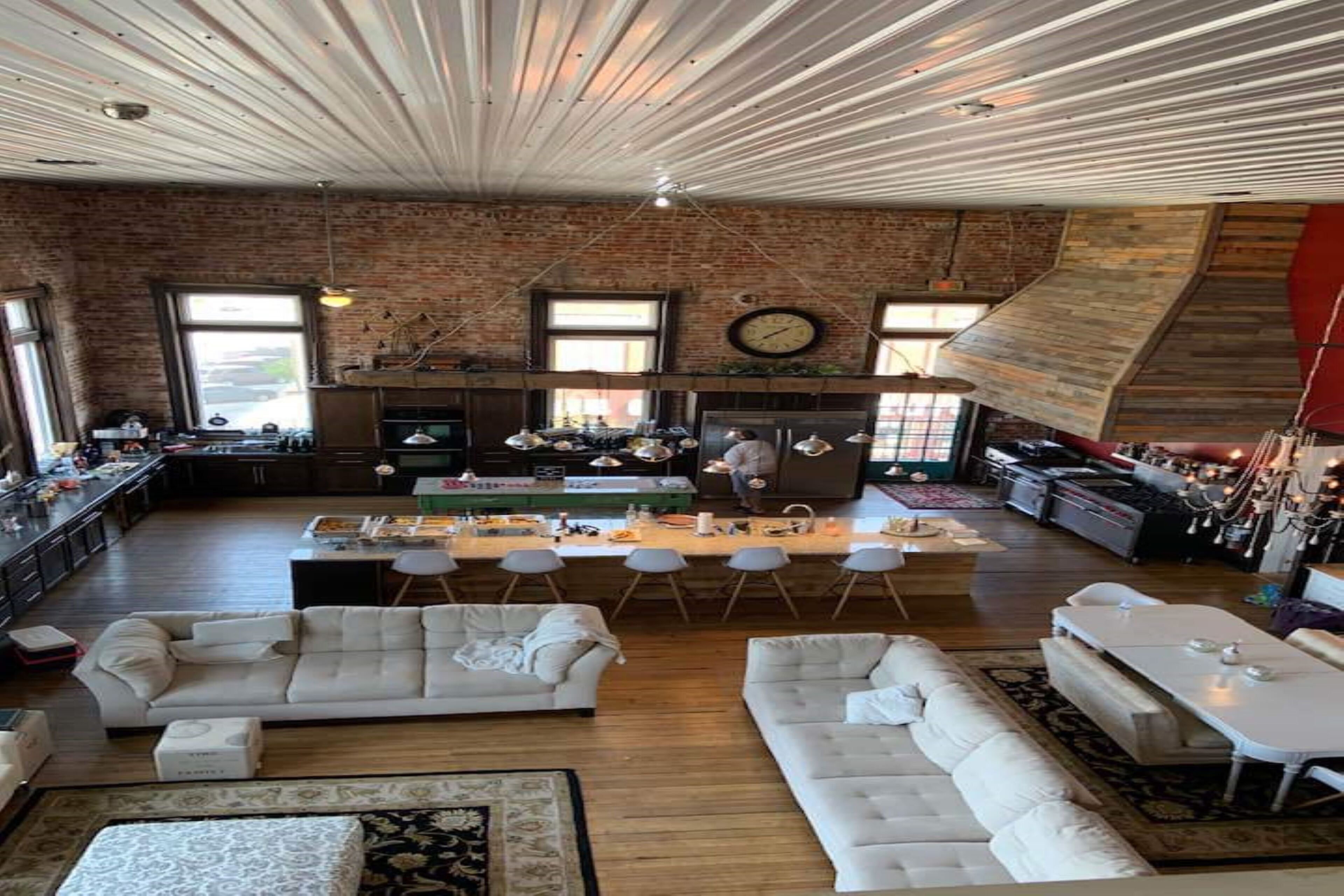 Indoor Basketball Court, Movie Theatre & Rooftop Deck In This 7500 Sq Ft Space