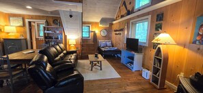 TV, fireplace, DVD player, books - Welcome to Rovers Retreat - Very Private 4 Acre Fenced Pet Friendly Property (Glenville)