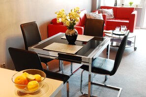 Apartment | Living area | Flat-screen TV, DVD player - Good Time Apartments Zgoda (Warsaw)
