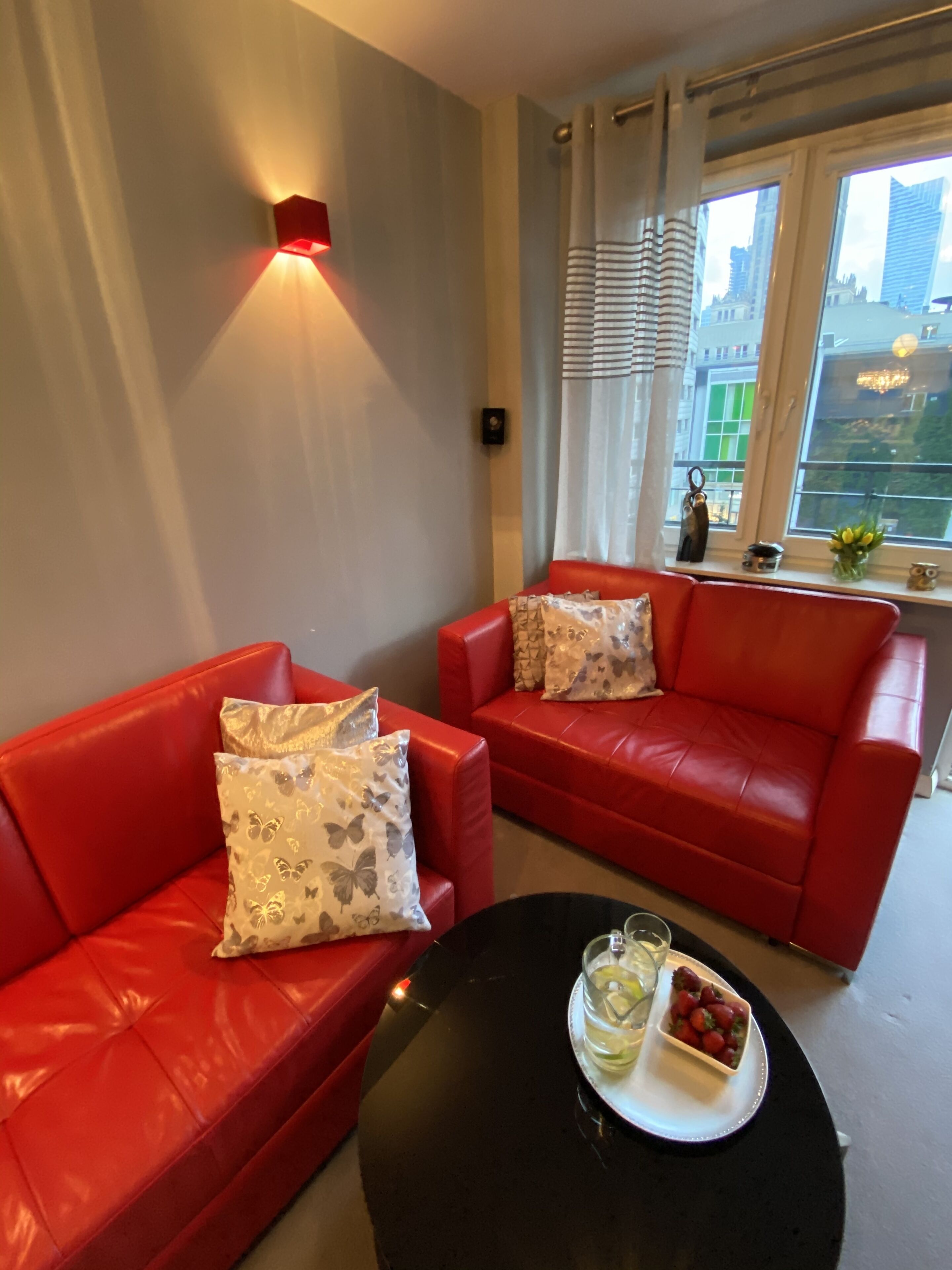 Apartamento | Área de estar | TV de tela plana, DVD player