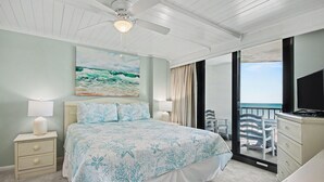 2 bedrooms, iron/ironing board, free WiFi, bed sheets - Oceanfront Two Bedroom Condo - Crescent Sands H-5 (North Myrtle Beach)