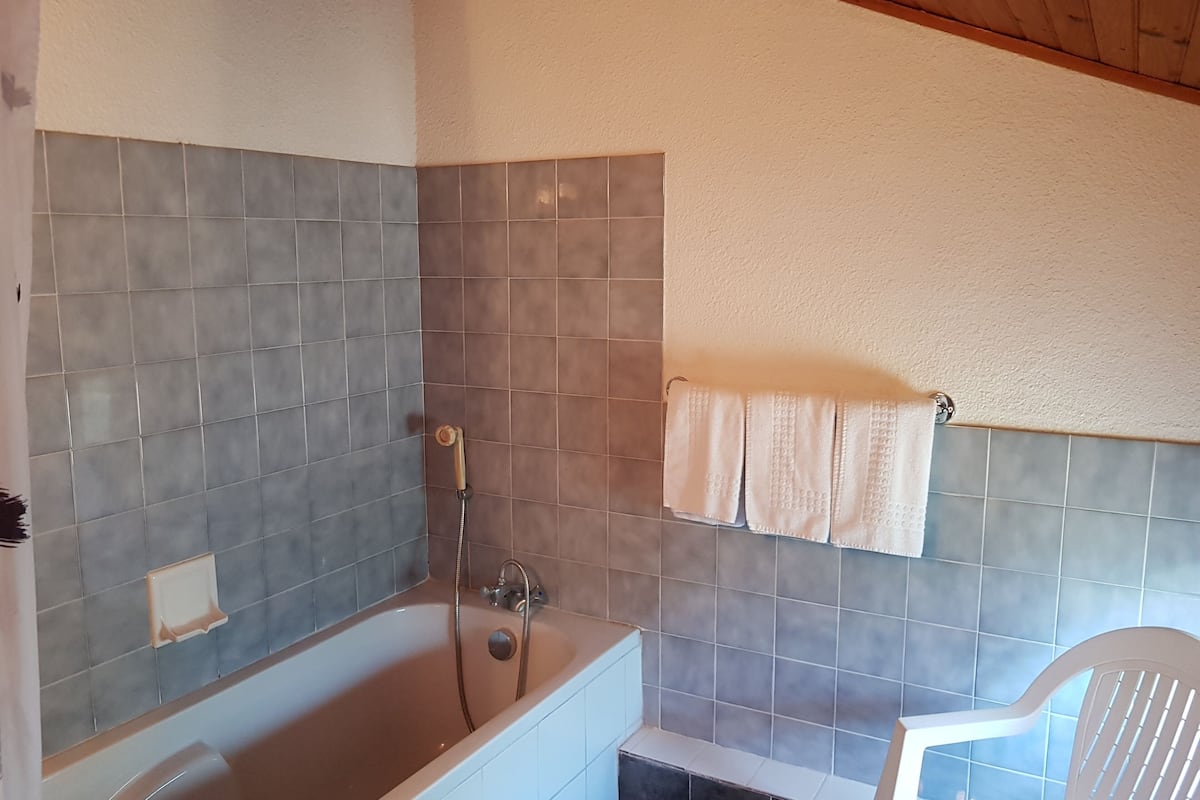 triple room | bathroom | free toiletries, hair dryer, towels, soap