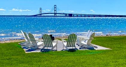 Beautiful Vacation Home On Lake Huron - WiFi, Beach Fire Pit, Bridge View
