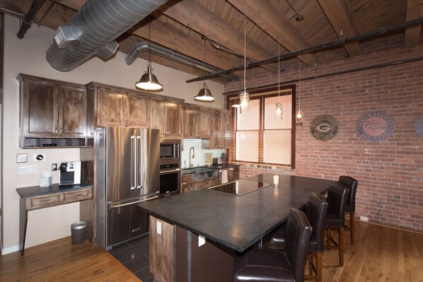 Fridge, microwave, oven, stovetop - In The Heart of Lower Downton Denver in a beautiful historic building. Unit 303B (Denver)