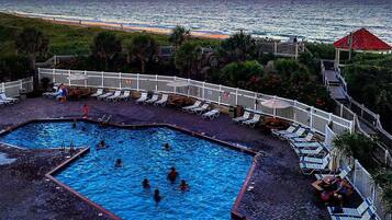 Indoor pool, a heated pool