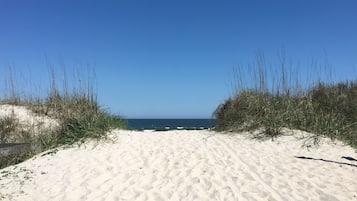 On the beach