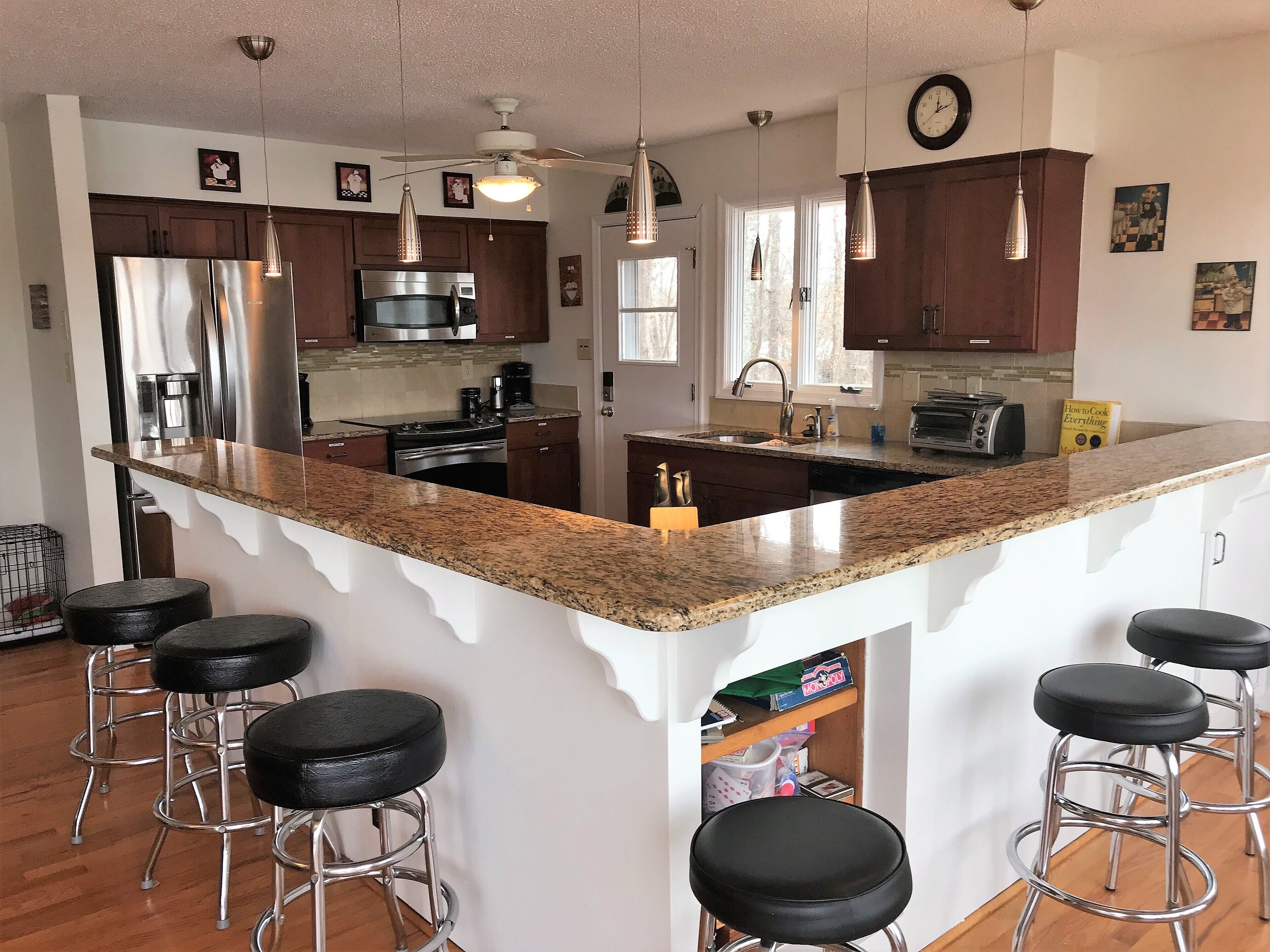 Gorgeous views on large cove just off Main Lake.